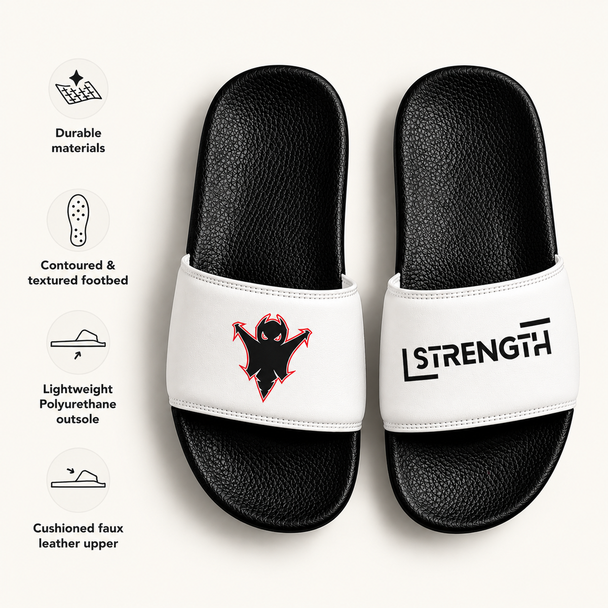 Men’s slides Black Hornet Athletics