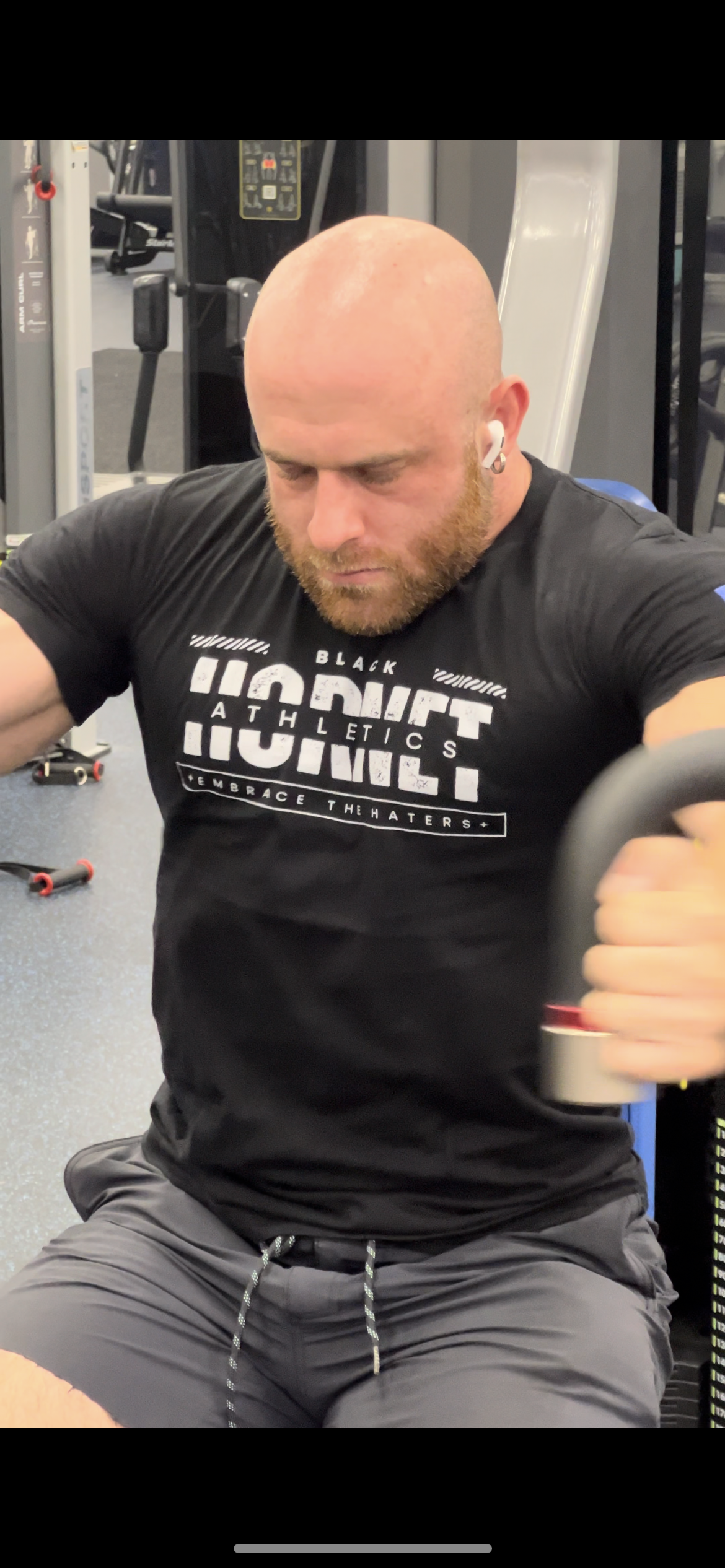 American T-shirt Black Hornet Athletics