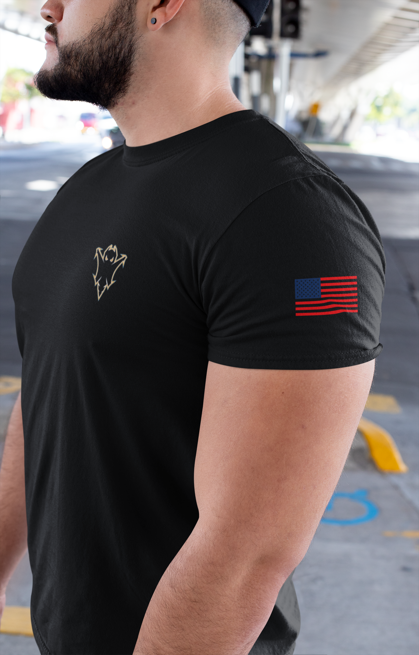 Short Sleeve T-shirt Black Hornet Athletics