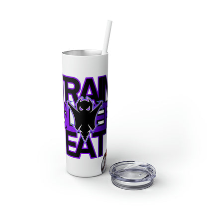 Train Eat Sleep Tumbler with Straw, 20oz