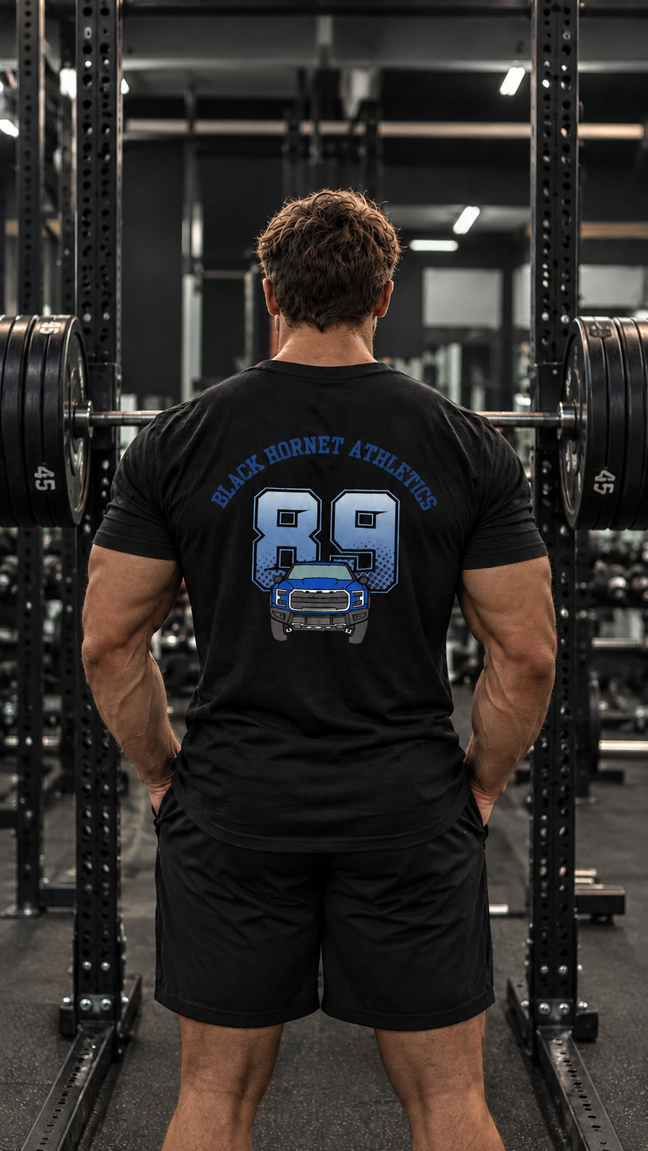 Black Hornet Athletics '89 Truck Graphic T-Shirt Printify