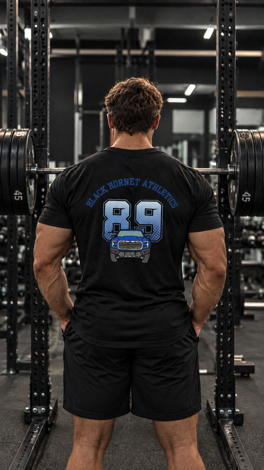 Black Hornet Athletics '89 Truck Graphic T-Shirt Printify