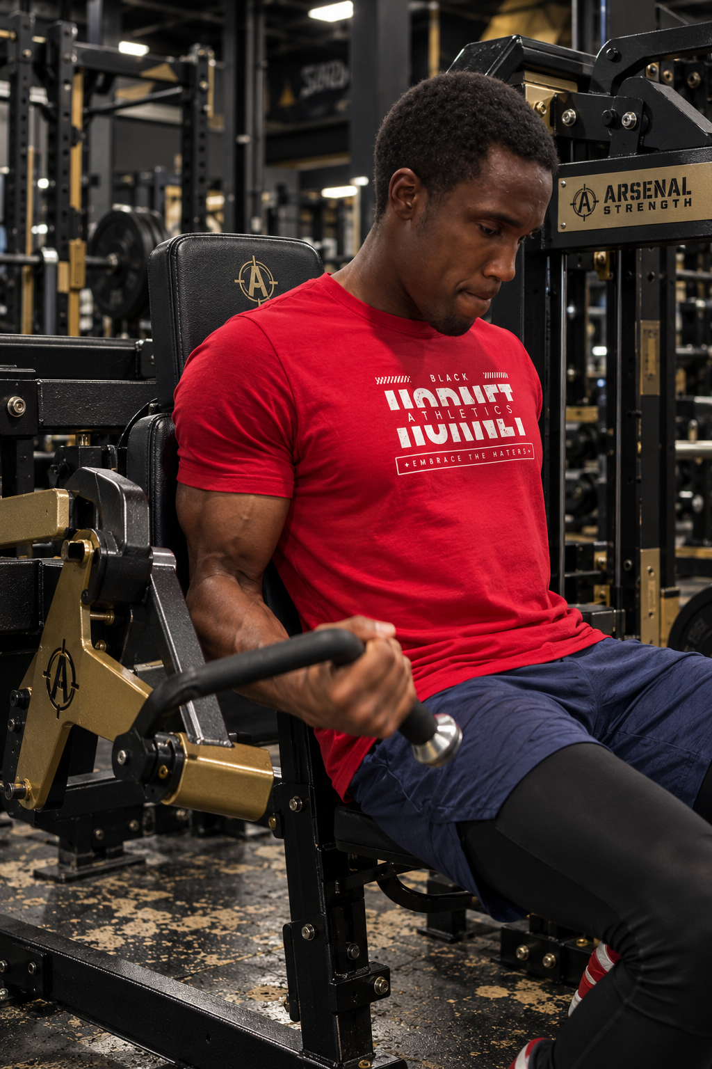 American T-shirt Black Hornet Athletics