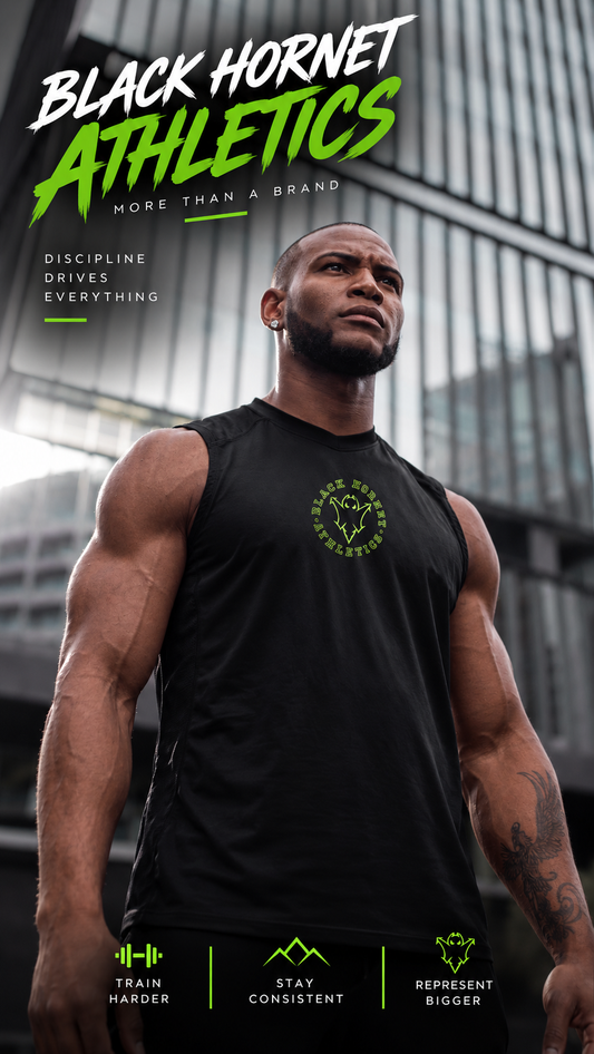 Muscle Shirt Black Hornet Athletics