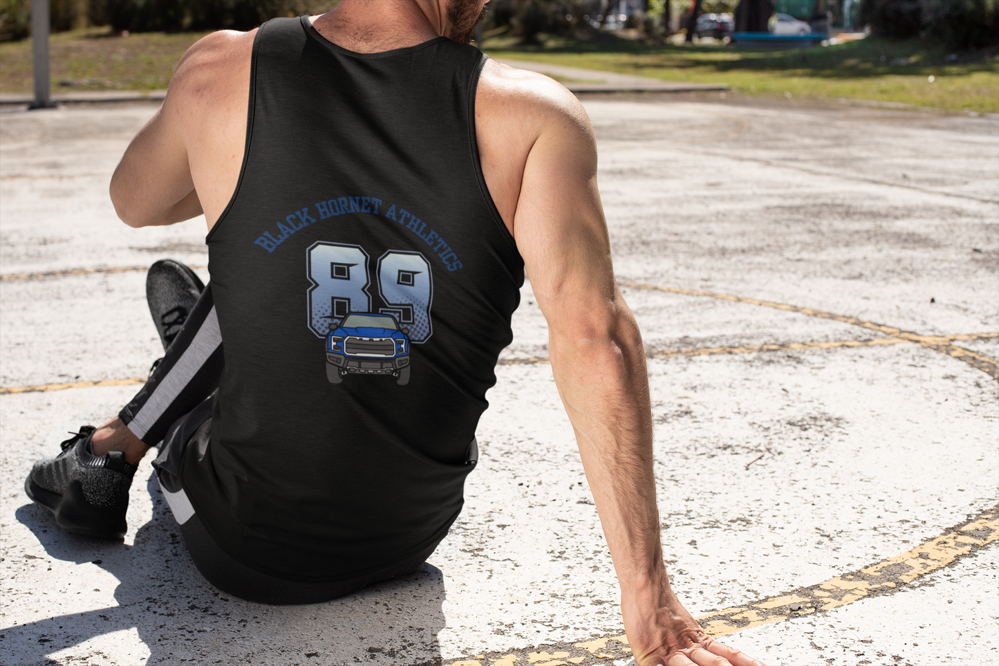 Muscle Shirt Black Hornet Athletics