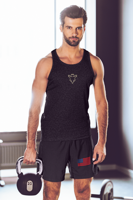 Men's fleece shorts Black Hornet Athletics