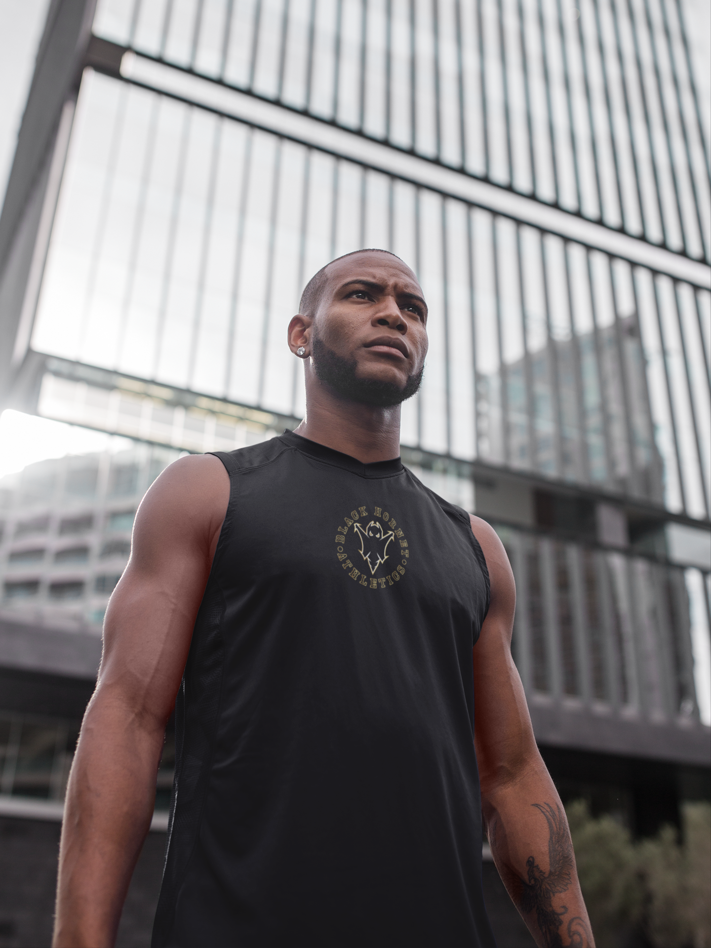 Muscle Shirt Black Hornet Athletics