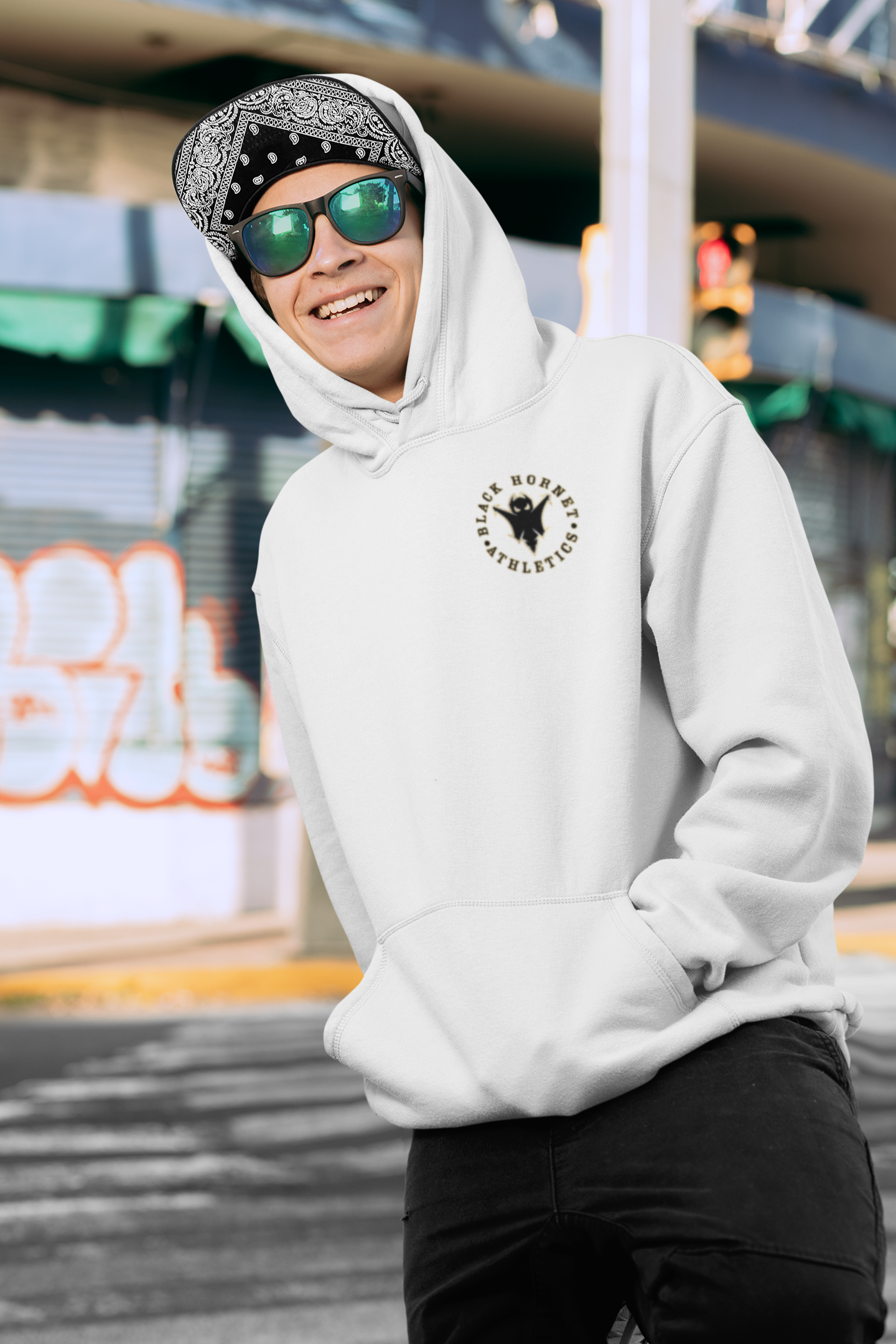 Biker Hoodie Printify