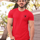 Fire Red Performance Gym Shirt