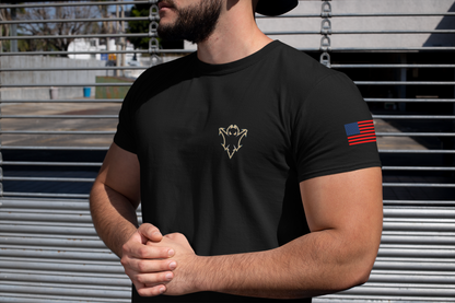 Short Sleeve T-shirt Black Hornet Athletics