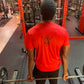 Fire Red Performance Gym Shirt